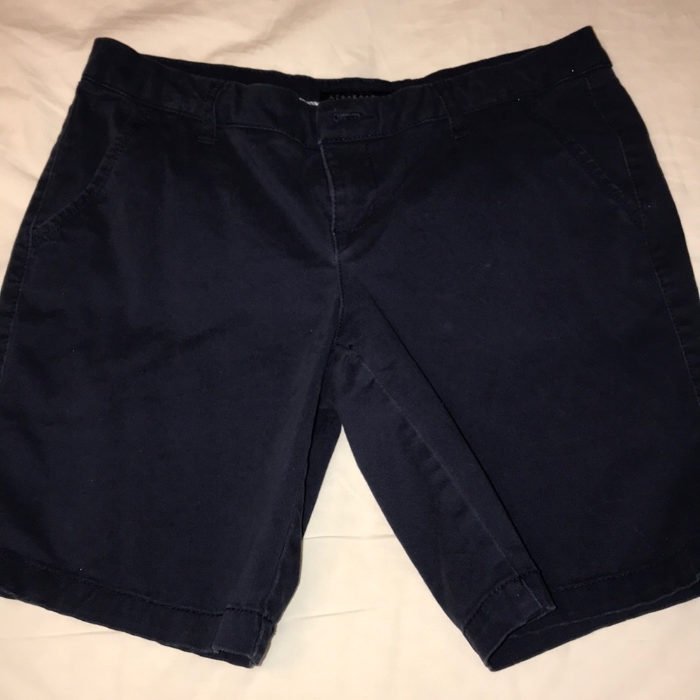 Navy blue khaki shorts